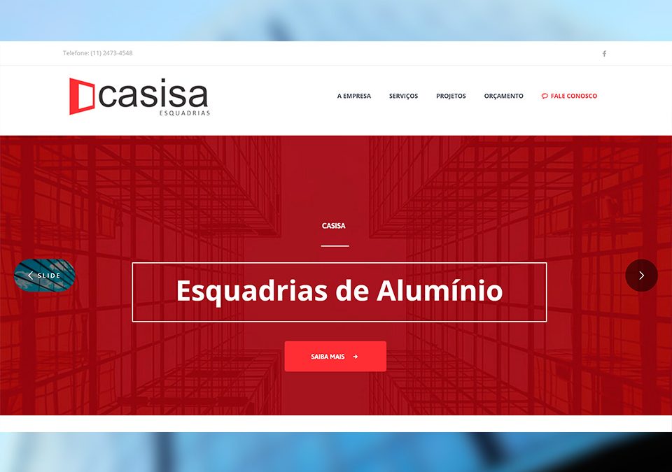 Casisa Esquadrias de Alumínio Portfólio Guarda Site