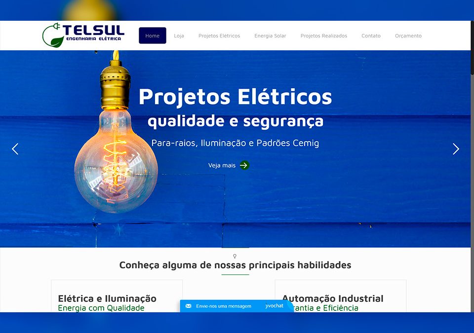 Telsul Engenharia Elétrica Portfólio Guarda Site