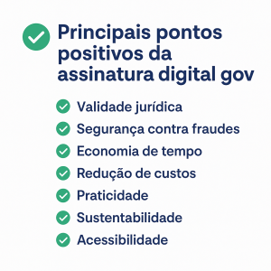 Como fazer assinatura digital no gov br