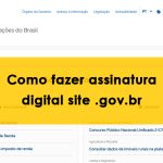 Guia de como fazer assinatura digital no gov