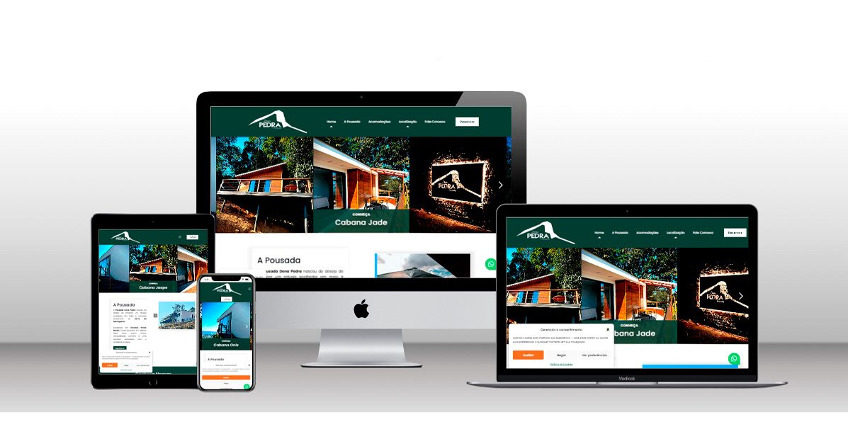 Site Dona Pedra construído pela Guarda Site