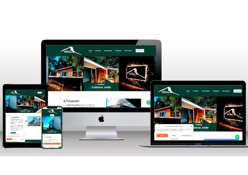 Site Dona Pedra construído pela Guarda Site