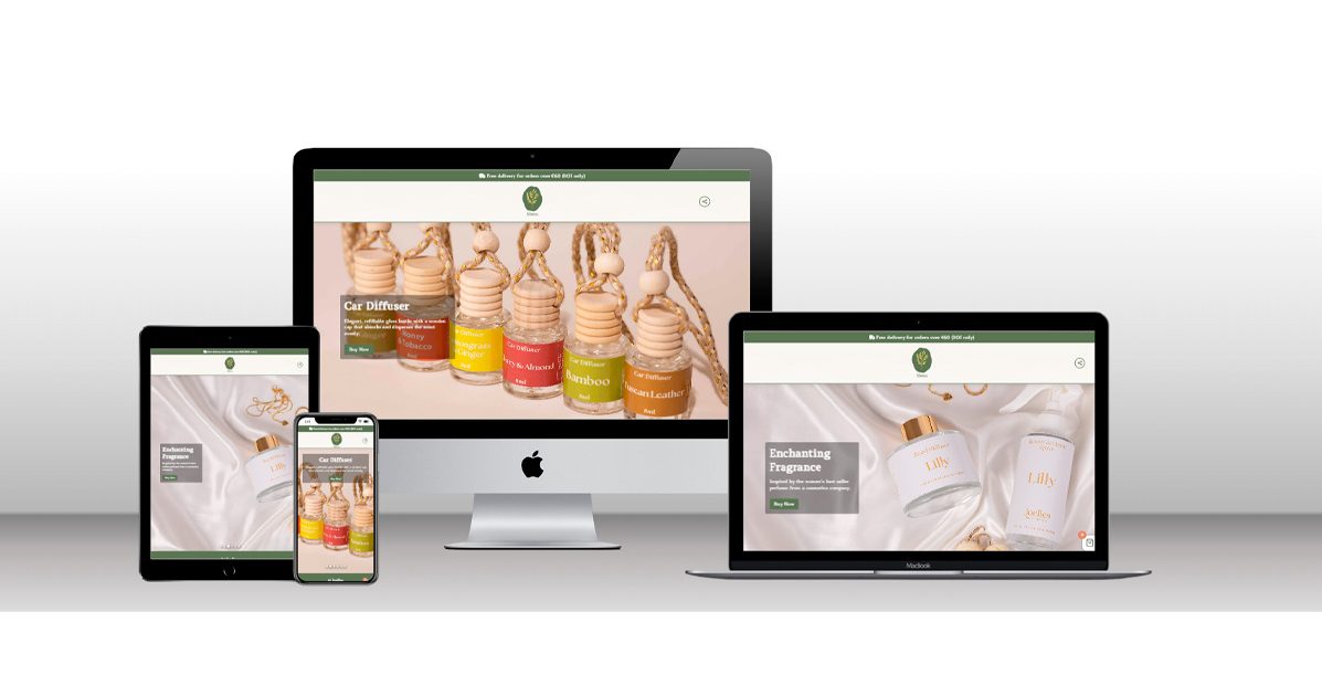 Site Joelles Products criado pela guardasite